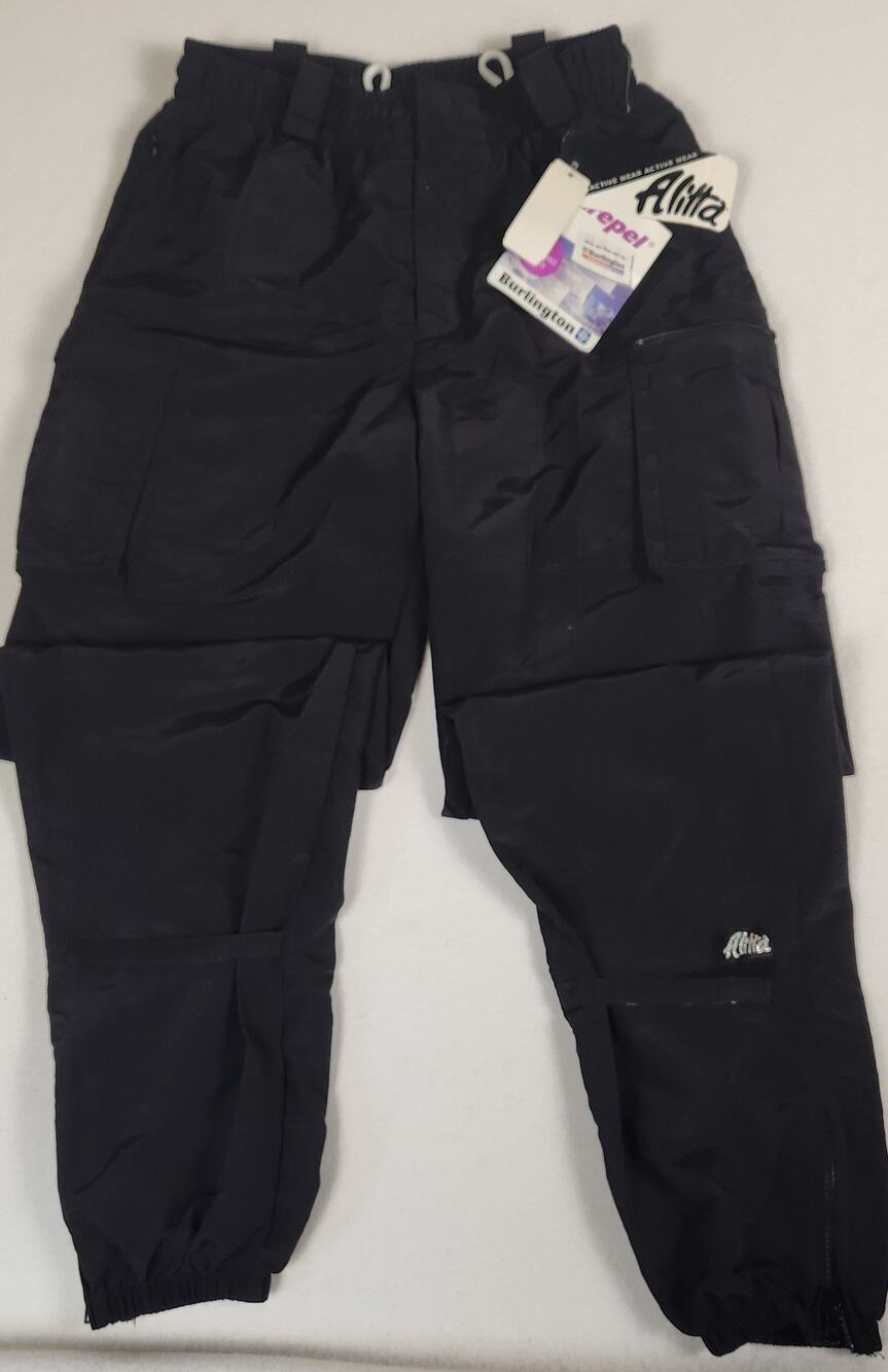 Alitta Fechheimer Vintage Cycling Pants-Blk-Supplex Nylon-Padded-Men's M29x32
